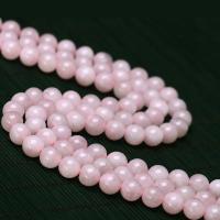 Naturliga rosenkvarts pärlor, Rose Quartz, Rund, polerad, DIY & olika storlek för val, rosa, Säljs av Strand