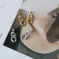 Titanium Stål Drop Earring, mode smykker, flere farver til valg, 2.5x1.2cm, Solgt af par