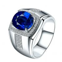 Zink Alloy Finger Ring, med Kristall, plated, mode smycken & med strass, fler färger för val, Säljs av PC