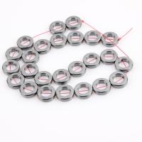 Non Magnetic Hematite Beads, Donut, plated, DIY, 16mm, 25PCs/Strand, Sold By Strand