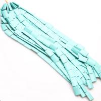 Turquoise Beads Blue Turquoise Rectangle polished DIY Sold By Strand