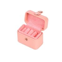 Multifunctional Jewelry Box Velveteen with PU Leather Rectangle portable Sold By PC
