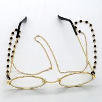 Brass Glasses Chain with Resin plated durable & anti-skidding nickel lead & cadmium free Sold Per 27.55 Inch Strand