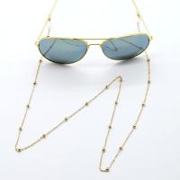 Brass Glasses Chain plated durable & anti-skidding & for woman nickel lead & cadmium free Sold Per 27.55 Inch Strand