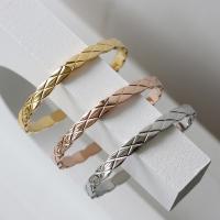 Titanium Steel Bangle, fashion jewelry, more colors for choice, 5.7mm   2.0mm   5.5cm   16cm, Sold By PC