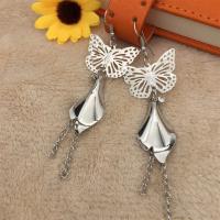 Fashion Fringe Earrings, Tibetan Style, fashion jewelry, more colors for choice, 9.2cm, Sold By Pair