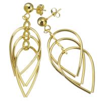 Edelstahl Tropfen Ohrring, plattiert, Modeschmuck & für Frau, keine, 58mm,21x30mm, verkauft von Paar