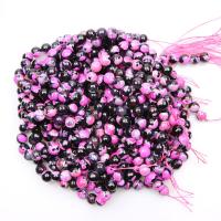 Natürliche Effloresce Achat Perlen, Auswitterung Achat, rund, poliert, DIY & verschiedene Größen vorhanden & facettierte, verkauft von Strang