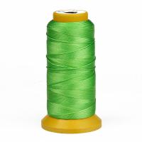 Ledning af polyester, forgyldt, Åndbar & du kan DIY & forskellig størrelse for valg, flere farver til valg, Solgt af Spool