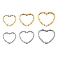 Stainless Steel Pendants, Heart, plated, DIY & different size for choice, more colors for choice, 150PCs/Bag, Sold By Bag