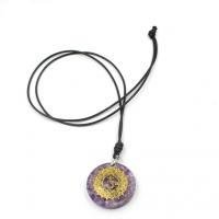Gemstone Pendants Jewelry Resin with Natural Stone & Epoxy Sticker fashion jewelry & Unisex Sold By PC
