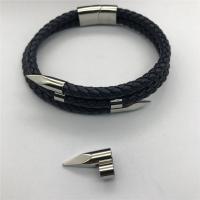 Stainless Steel Leather Cord Clasp Bullet plated no need pigment 20mm Approx 5mm Sold By PC