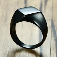 Палец кольцо из нержавеющей стали, нержавеющая сталь, Ромб, Другое покрытие, ювелирные изделия моды & разный размер для выбора & Мужский, Много цветов для выбора, 16mm, продается PC