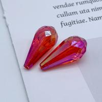 Plated Acrylic Beads, DIY, more colors for choice, 11x25mm, Approx 500G/Bag, Sold By Bag