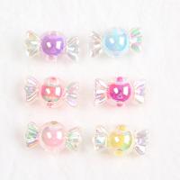 Bead in Bead Acrylic Beads plated DIY & enamel 22mm Approx Sold By Bag