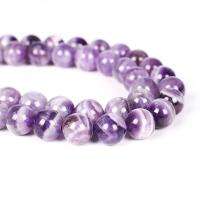 Natural Amethyst Beads, fashion jewelry & DIY & different size for choice, purple, Sold By Strand