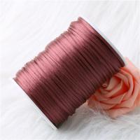 Polyester Cord, plated, hardwearing & breathable, more colors for choice, 2.50mm, 90m/Spool, Sold By Spool