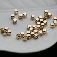 Brass Jewelry Beads, high quality gold color plated, DIY & different size for choice, gold, nickel, lead & cadmium free, 50PCs/Bag, Sold By Bag