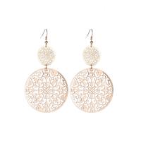 Zinc Alloy Drop Earrings plated for woman nickel lead & cadmium free Sold By Pair