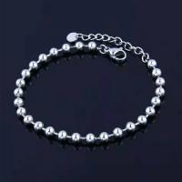 Титана стальной браслет, титан, ювелирные изделия моды & Женский, серебряный, продается Strand