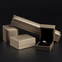 Smycken Gift Box, PU, med Velveteen, olika storlek för val, fler färger för val, Säljs av PC