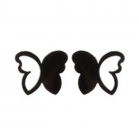 Edelstahl Ohrringe, Schmetterling, plattiert, Modeschmuck & für Frau, keine, 11x9mm, verkauft von Paar