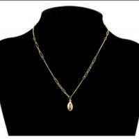 Ожерелье из нержавеющей стали , нержавеющая сталь, Другое покрытие, ювелирные изделия моды & Женский, золотой, 42+6cm, продается Strand