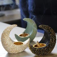 Traditional Ceramic Inserted Burner Incense Seat Resin plated for home and office & durable Sold By PC