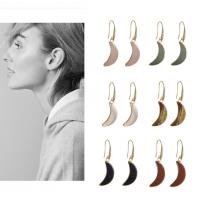 Boucles d'oreilles en pierres précieuses, laiton, avec Pierre naturelle, bijoux de mode, plus de couleurs à choisir, 12u00d725mm  45mm, Vendu par PC