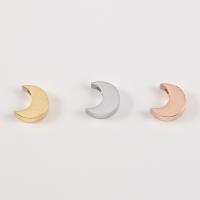Stainless Steel Beads Moon plated DIY Approx 1.9mm Sold By Lot