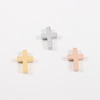 Stainless Steel Beads, Cross, plated, DIY & different size for choice, more colors for choice, 10PCs/Lot, Sold By Lot