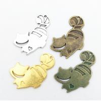 Tibetan Style Animal Pendants, fashion jewelry & DIY, more colors for choice, 29X19X2MM, Sold By PC