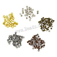 Brass Crimp Bead, Rondelle, plated, more colors for choice, lead & cadmium free, 1.50x1.50mm, Hole:Approx 0.8mm, 50000PCs/Lot, Sold By Lot