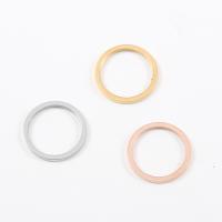Stainless Steel Linking Ring Round plated DIY 15mm Sold By Lot