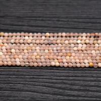 Gemstone Jewelry Beads Sunstone Round polished DIY & faceted orange Sold By Strand
