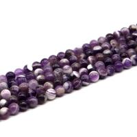 Naturlig ametist pärlor, Rund, DIY & olika storlek för val, purpur, Säljs av Strand