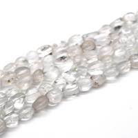 Natural Clear Quartz Beads irregular DIY white 8mmu00d712mm (about 32 pieces) Sold By Strand