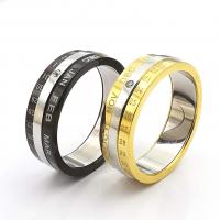 Stainless Steel Finger Ring, plated, DIY & different size for choice, more colors for choice, 7mm, Sold By PC