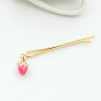 Hair Slide, Tibetan Style, fashion jewelry, more colors for choice, 5.4cmX0.2cm, Sold By PC