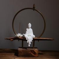 Decoración de Budismo, Porcelana blanca, para el hogar y la oficina & diferentes estilos para la opción, Vendido por Set