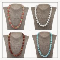 Collar de piedras preciosas joyas, Cuadrado, Joyería & para mujer, más colores para la opción, 10x10mm, Vendido para 17.7 Inch Sarta