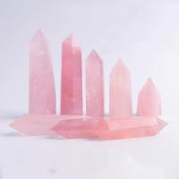 Rose Quartz Point Decoration plated Sold By PC