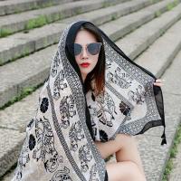 Fashion Shawls  Polyester Yarns with Twill Square sun protection nickel lead & cadmium free Length 50 cm Sold By mm