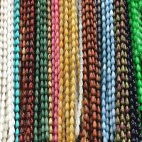 Mixed Gemstone Beads, Natural Stone, Teardrop, polished, more colors for choice, 10x14mm, 28PCs/Strand, Sold By Strand