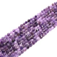 Natürliche Amethyst Perlen, poliert, DIY & verschiedene Größen vorhanden & facettierte, violett, verkauft von Strang