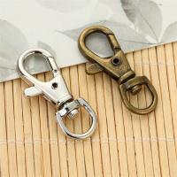 Zinc Alloy Key Clasp Setting plated durable & DIY nickel lead & cadmium free Sold By Bag
