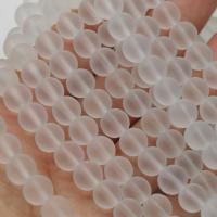 Perles de Quartz clair naturel, Rond, poli, transparent, 6mm, Vendu par 6 mm brin