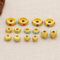 Brass Spacer Beads with Resin plated DIY nickel lead & cadmium free Sold By PC