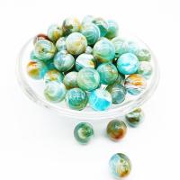 Miracle Acrylic Beads Round polished DIY blue Sold By Bag