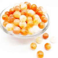 Miracle Acrylic Beads, Round, polished, DIY & different size for choice, orange, Sold By Bag